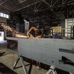 Výroba doplnkovej oceľovej konštrukcie | DOMO GLASS