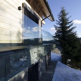 Samonosné sklenené zábradlie