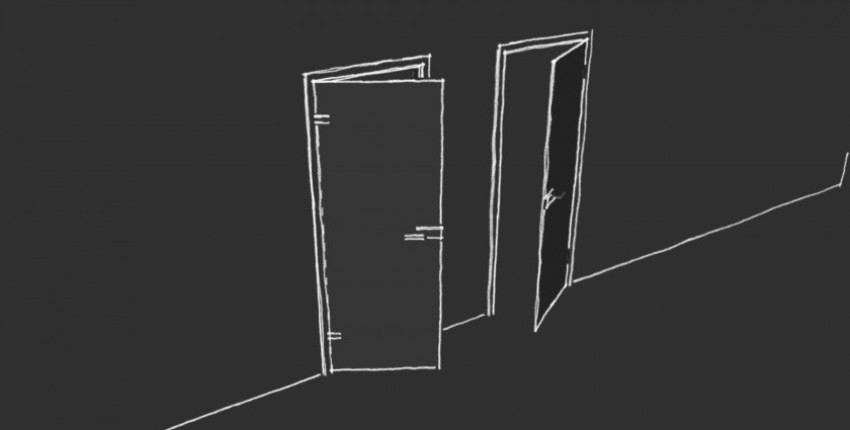 Ako si vybrať správnu orientáciu sklenených dverí do zárubne